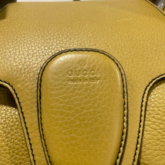 Gucci Green/Yellow Leather Emily Hobo Bag (JB1210) - Picture 4 of 14